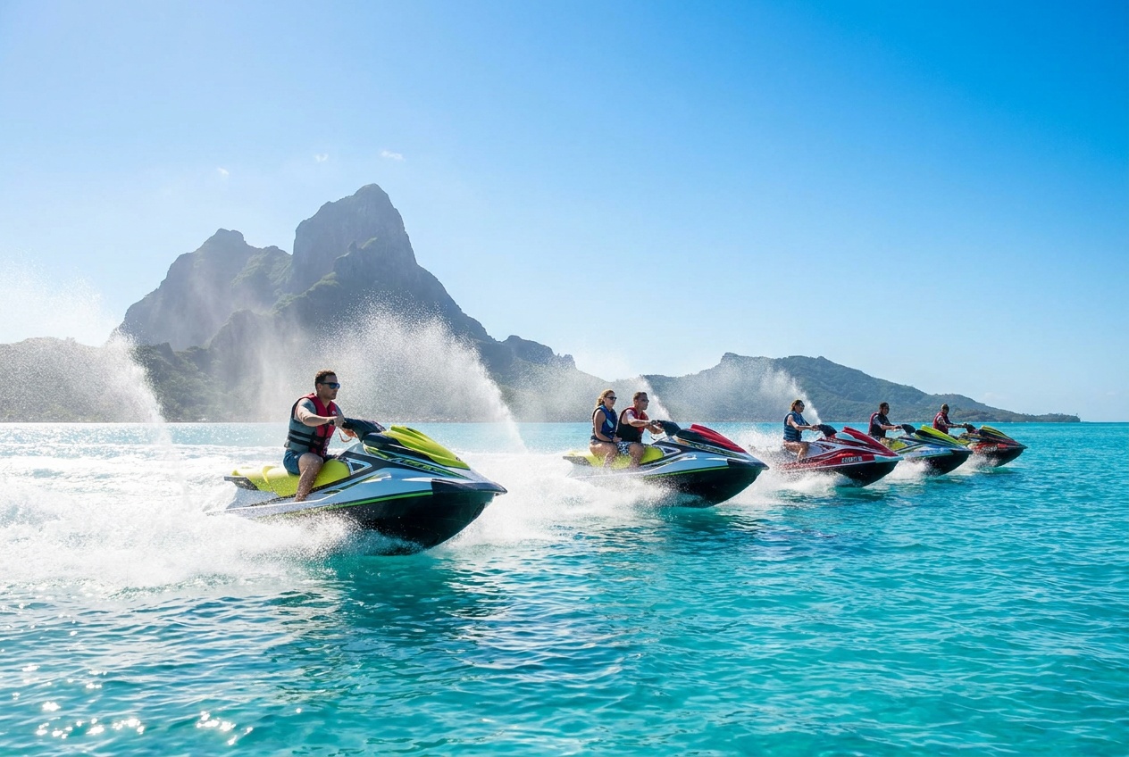 Aquablade & jet-ski tour — Bora Bora