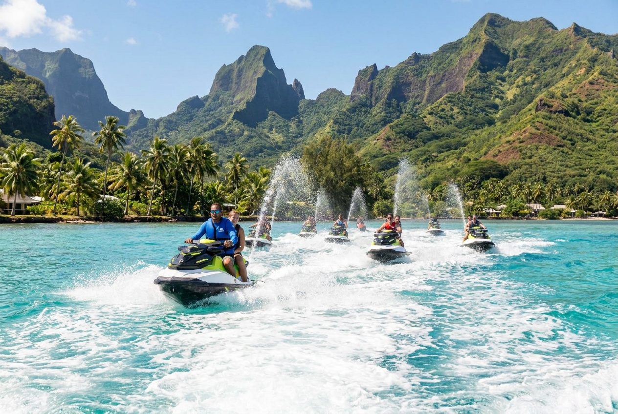 Jet-ski tour de Moorea — Moorea