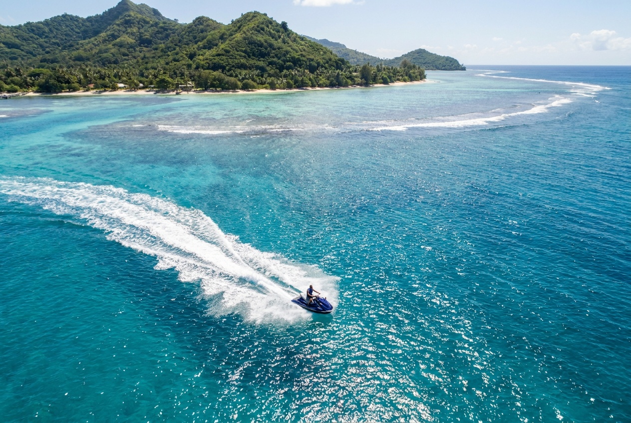 Jet-ski tour de Moorea photo 3