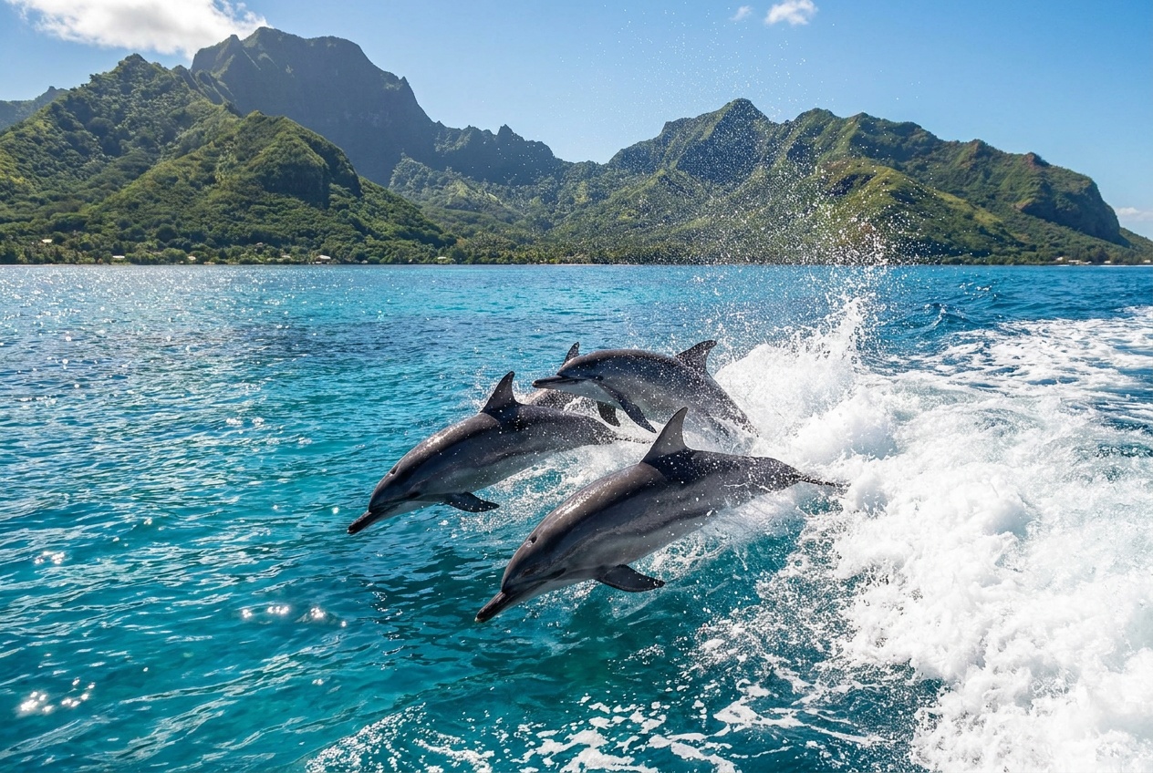 Nage avec les dauphins & baleines photo 3
