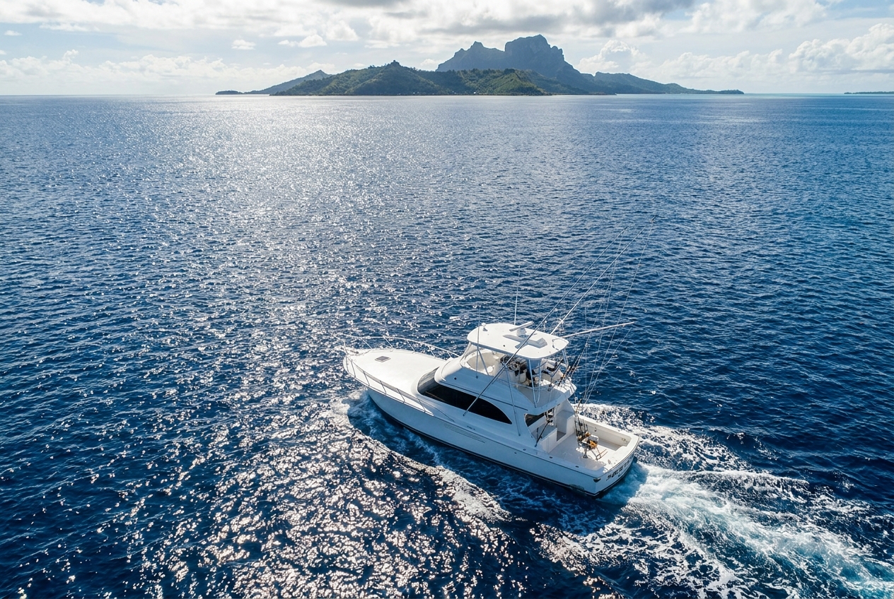 Pêche au gros au large de Tahiti — Tahiti