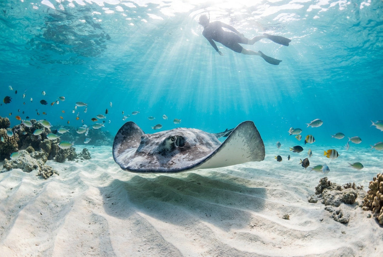 Snorkeling raies & requins photo 2