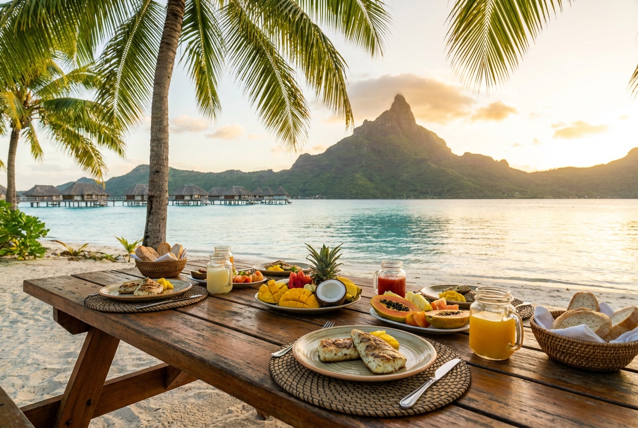 Tour du lagon & déjeuner motu — Bora Bora