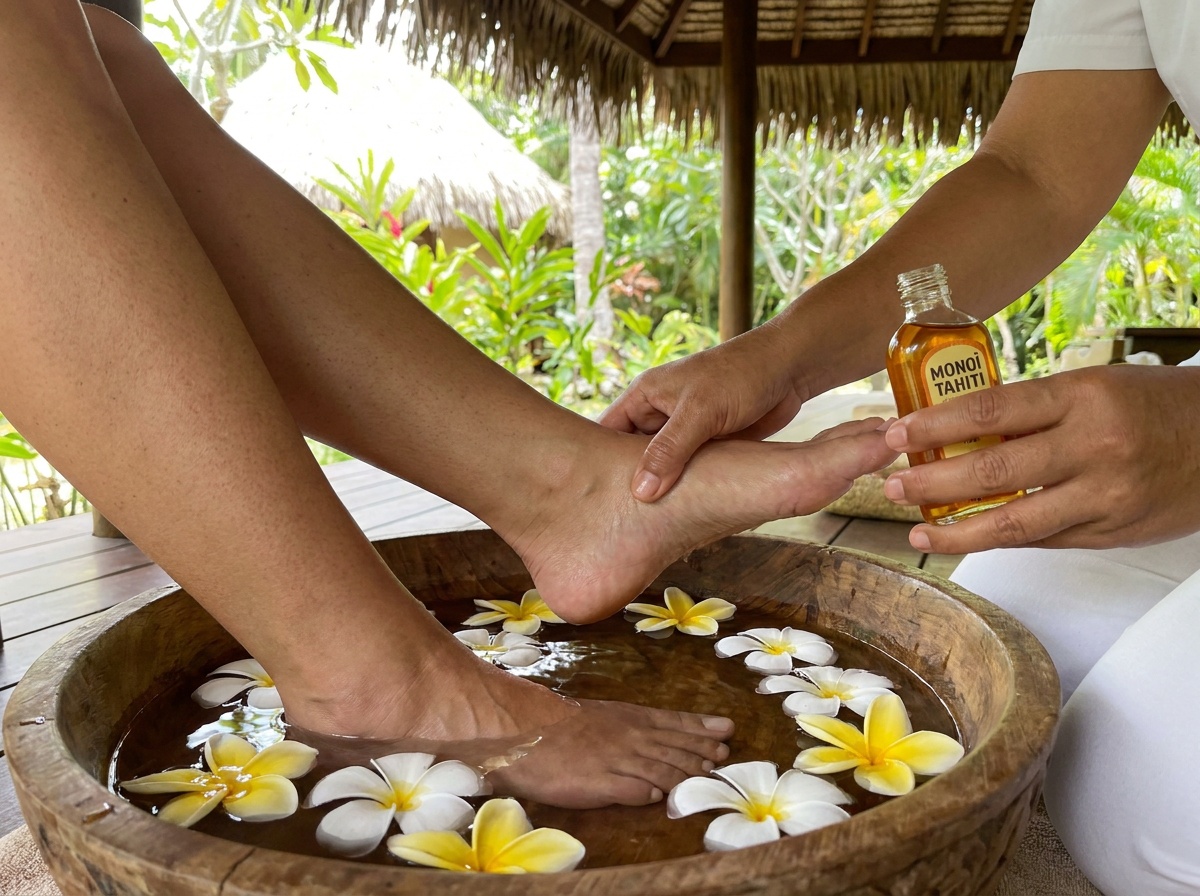 Pédicure spa monoï