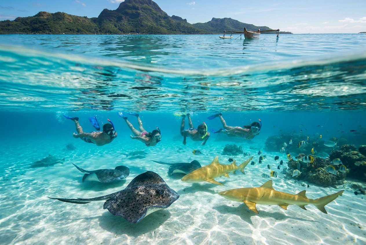 Excursion raies & requins-citron