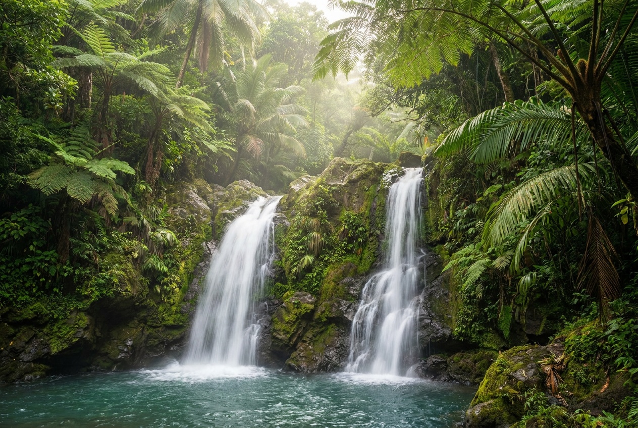 Cascades de Fa'aruma'i & côte est