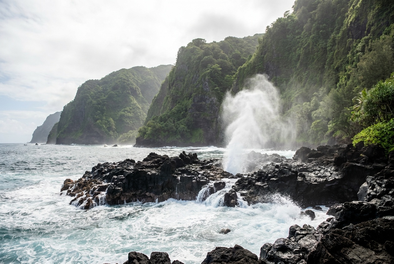 Cascades de Fa'aruma'i & côte est