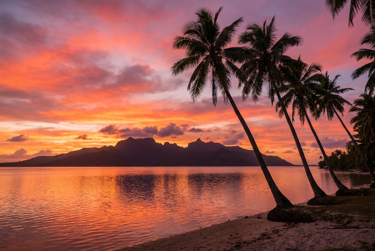 Côte ouest & coucher de soleil