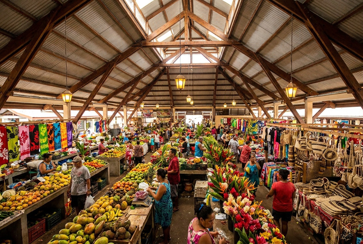 Papeete, marché & culture