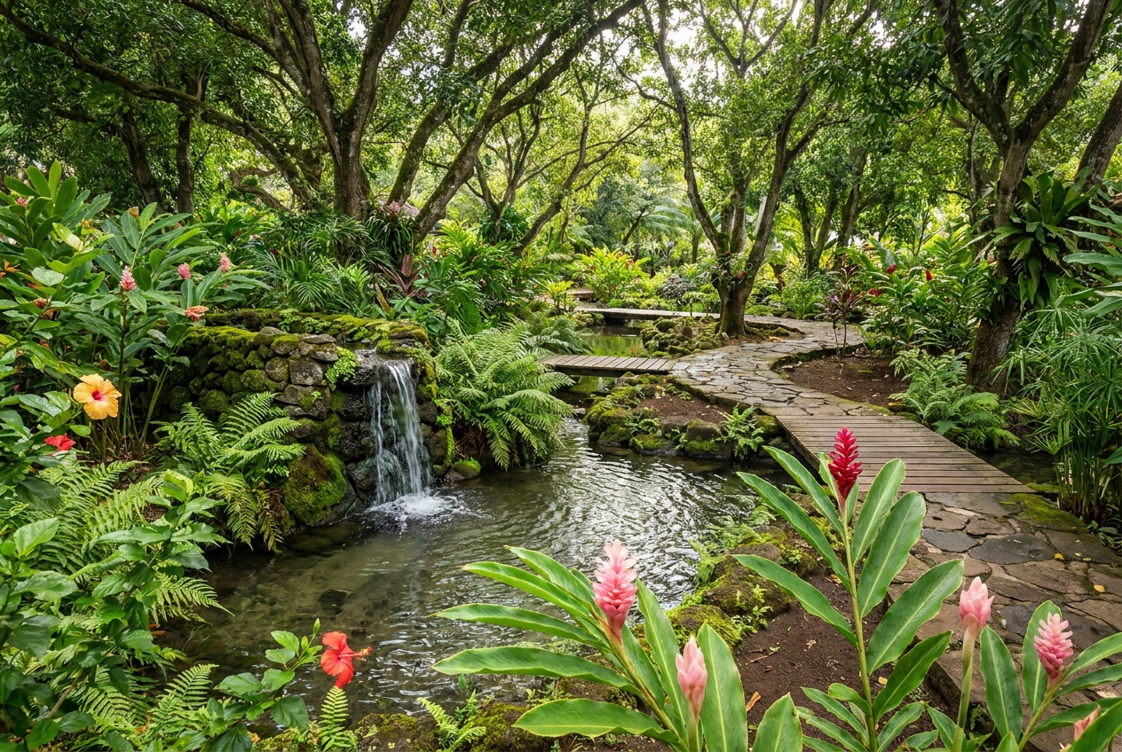 Jardins de Vaipahi & Grotte de Maraa