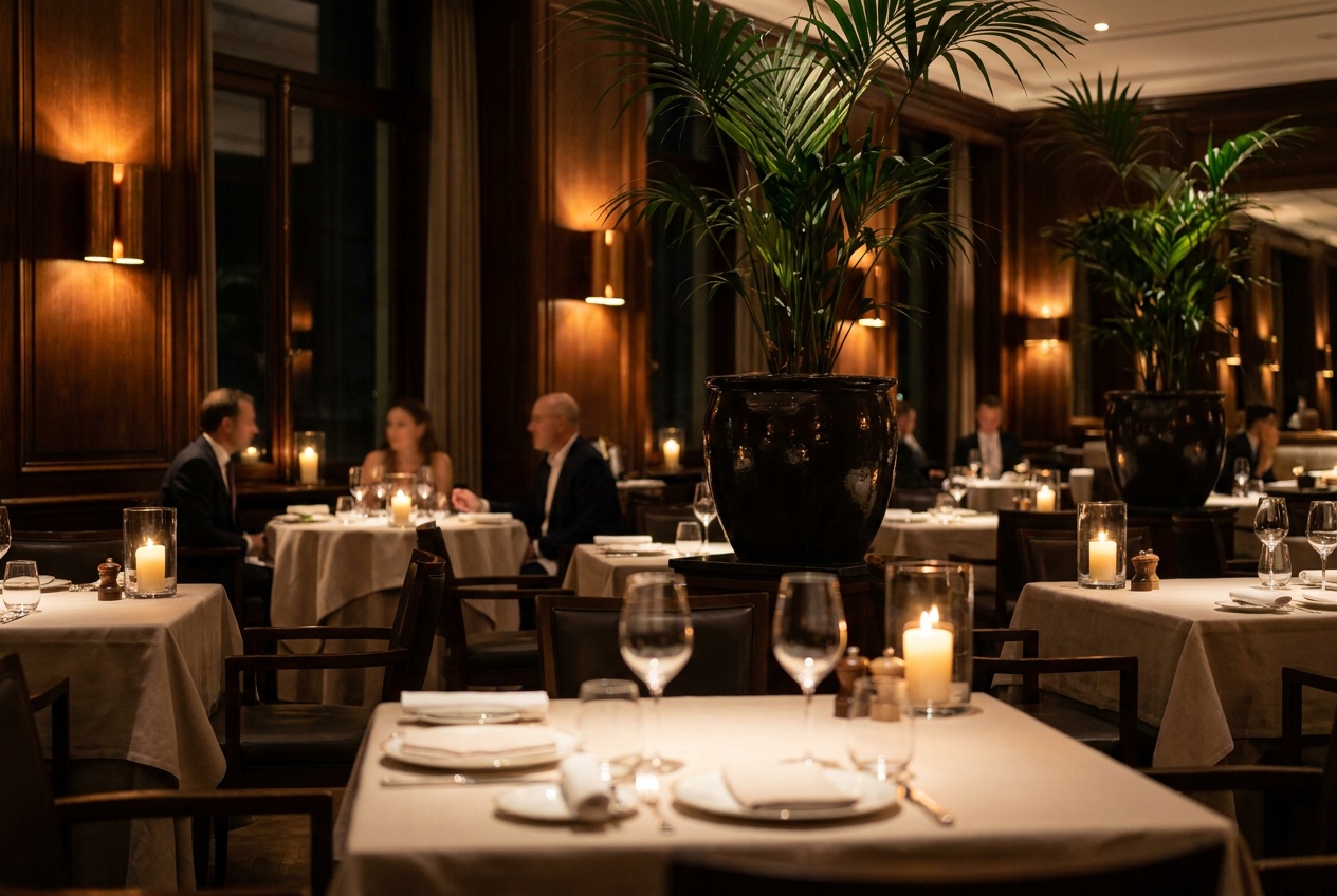 La salle au dîner