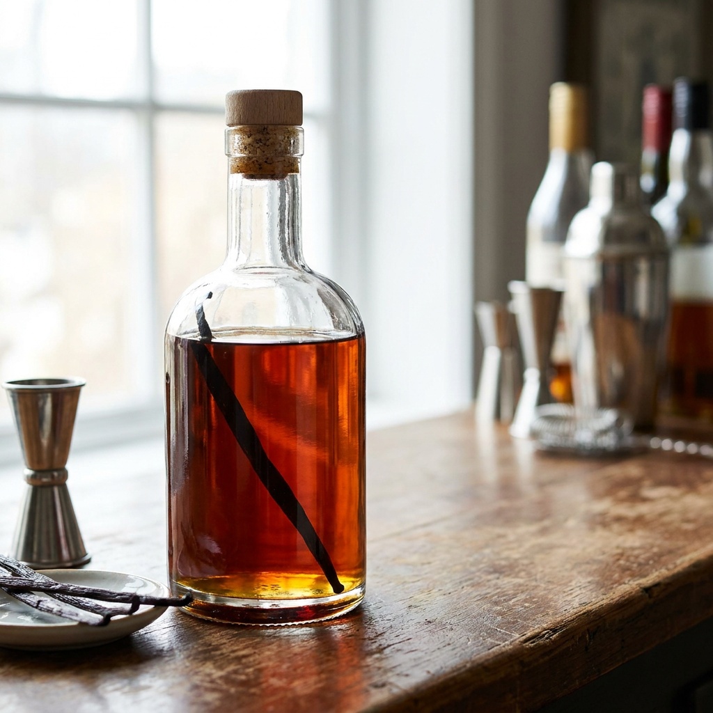 Rhum arrangé vanille (sans alcool fort, base sirop) — 50 cl