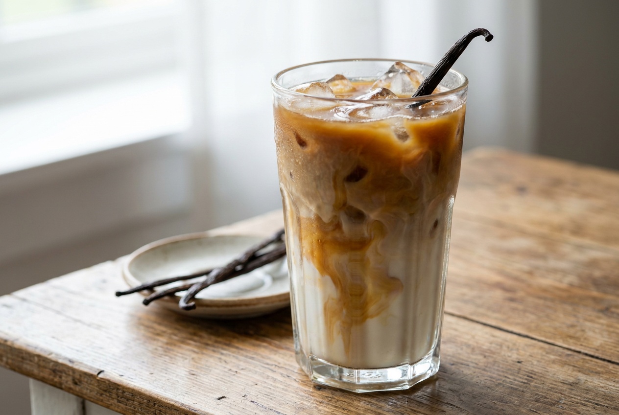 Café glacé à la vanille