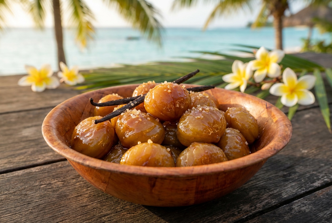 Chouchou caramélisé à la vanille