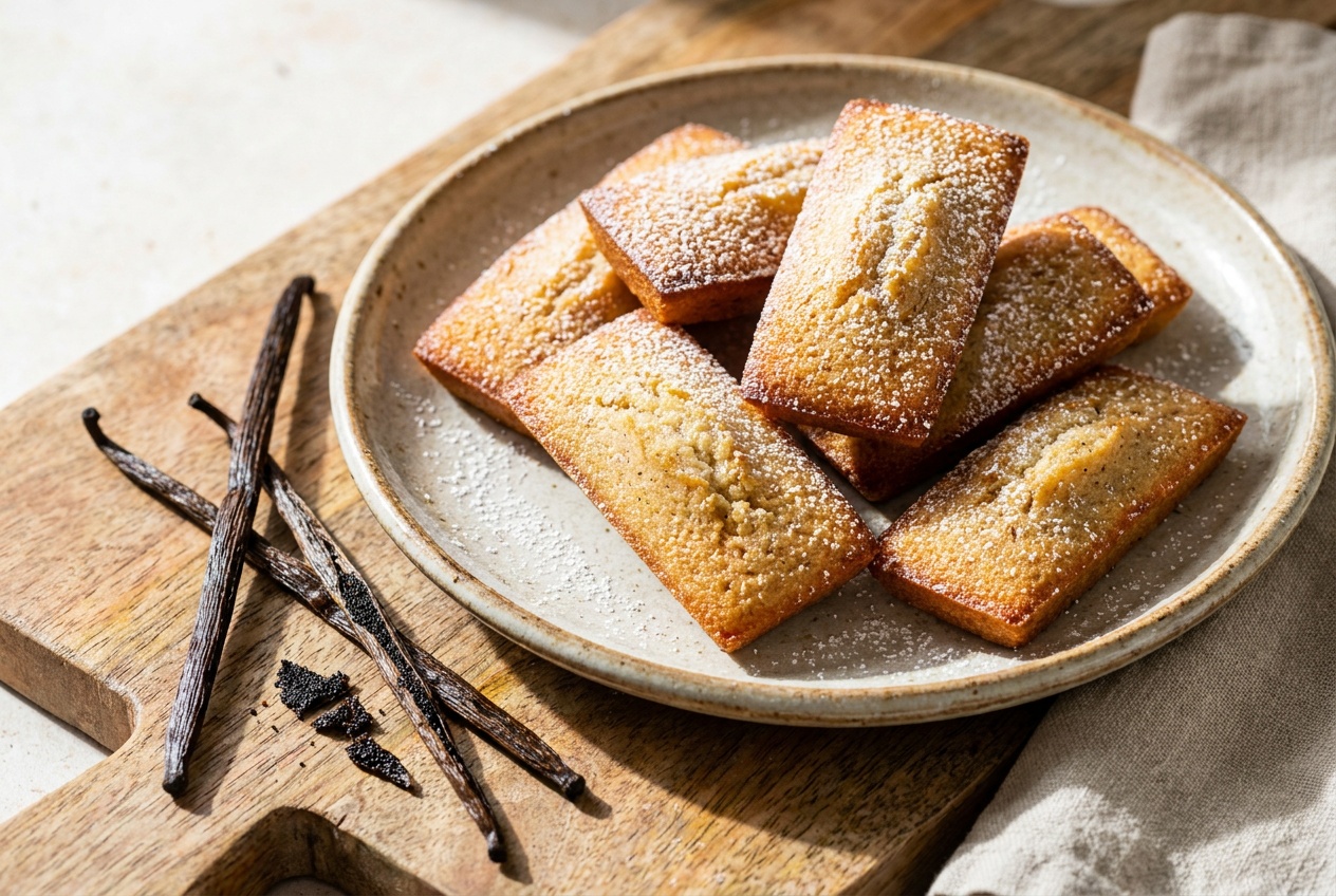 Financiers à la vanille
