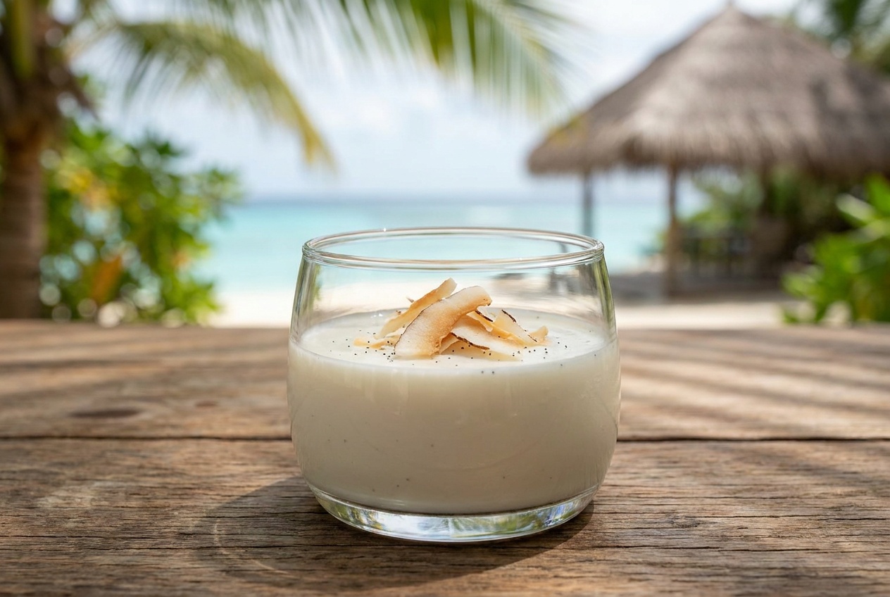 Panna cotta vanille-coco