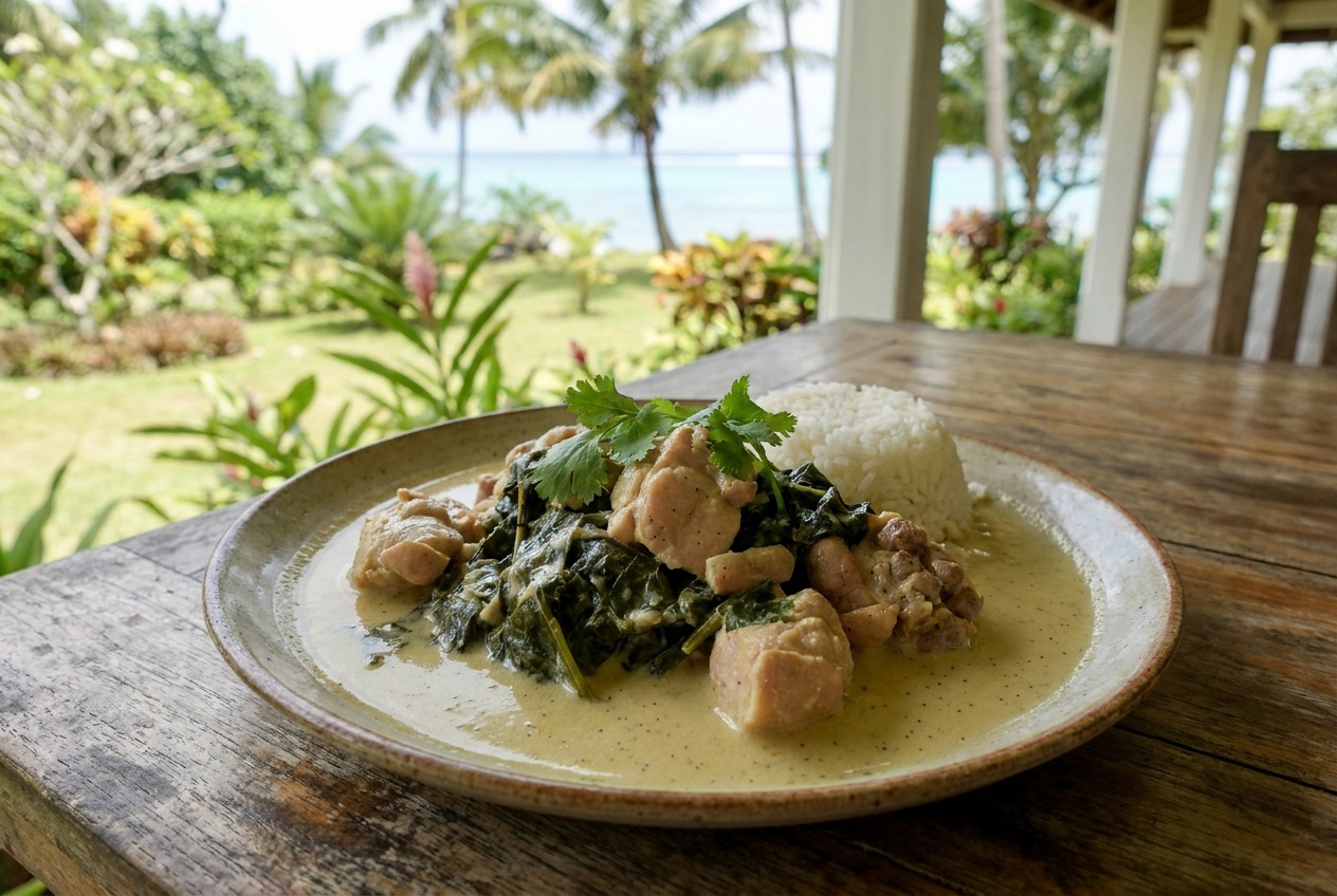 Poulet fafa à la vanille